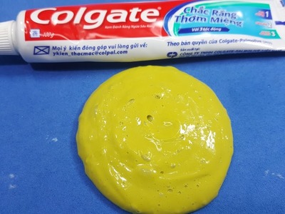 Slime Colgate Toothpaste with Baking soda !!!  2 Ingredients Toothpaste Slime No Glue ,No Borax