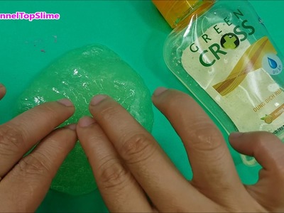 Slime with Hand Sanitizer only 1 Ingredient ! No Glue, No Borax, Laundry Detergent, etc