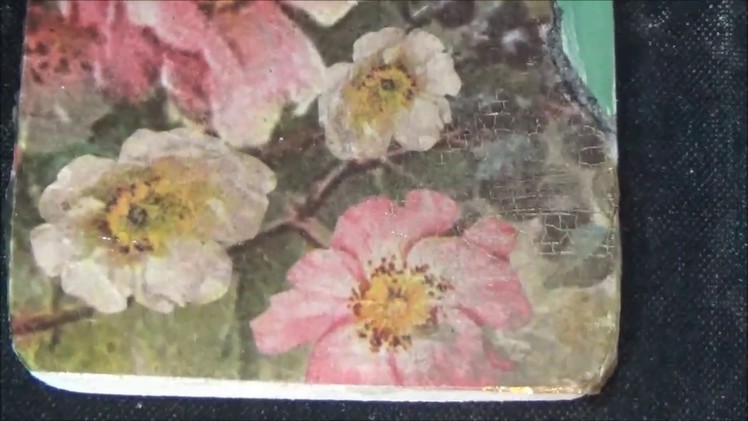 Studio Decoupage Tutorial Two Step Crackle Rice Paper