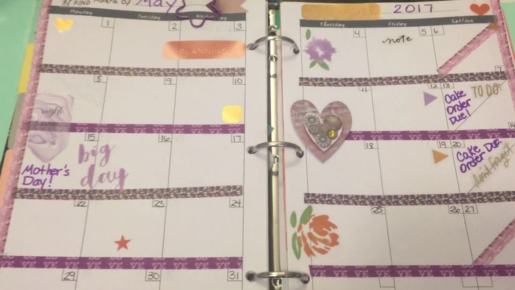 Target Dollar Spot Planner | May 2017 Spread | CruzzinWithCrystal