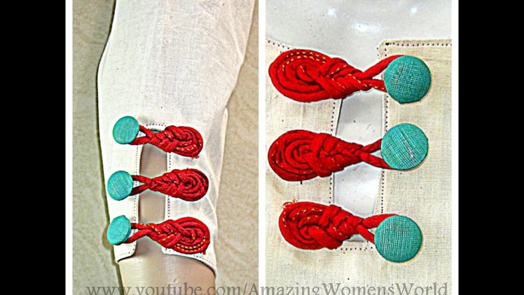 Tear Drop  | Fancy  | Hand Made Chinese Buttons knot | Closures making with Cord | Dori DIY