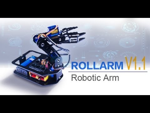 Updated - Rollarm DIY Servo Control Robotic Arm Kit V1.1 for Arduino Project
