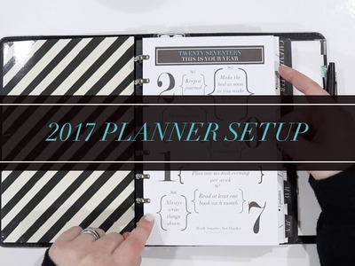 2017 Planner Set Up Walk Thru {BONUS VIDEO}