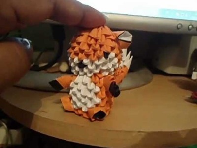 3D origami fox