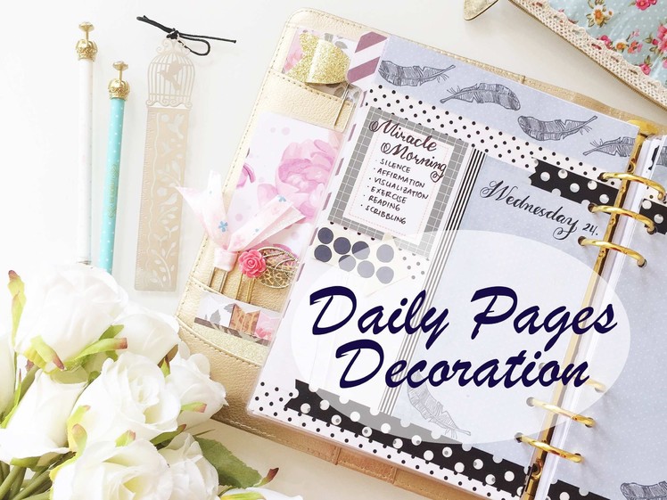 #9 How I set up my daily pages for my kikki.k planner | DECORATE WITH ME