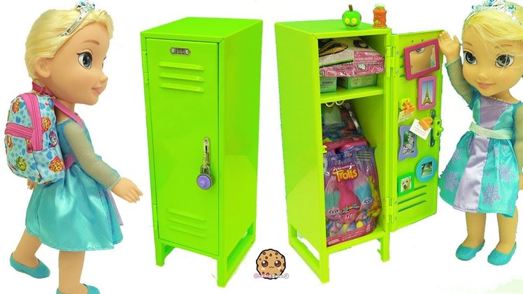 American Girl School Locker with Surprise Blind Bag Toys & Disney Frozen Queen Elsa Doll