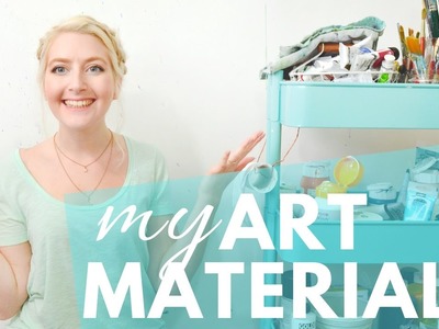 ART MATERIALS What I use the most | Katie Jobling Art