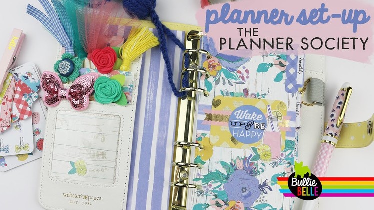 August Planner Set-Up - The Planner Society - June 2017 Kit - Personal Planner