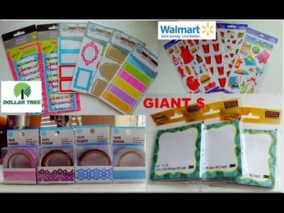 *Awesome* DollarTree Haul {Sticker, Washi, and Planner}