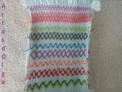 Basic stitches that you must know to make smocking: Part 2