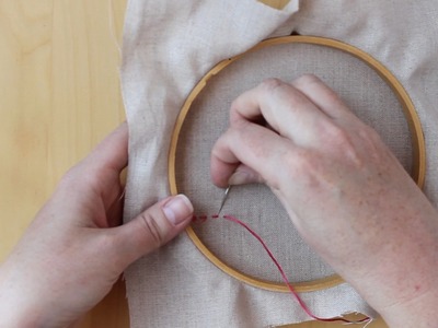Bloom Embroidery Hoop, Video 2 - Embroidery Basics