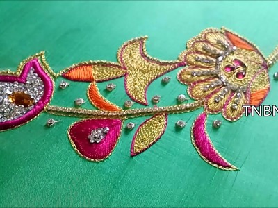 Blouse designs online shopping, basic embroidery stitches tutorial,simple maggam work blouse designs