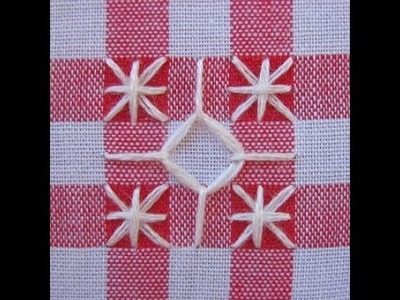 Chicken Scratch Hand Embroidery Tutorial || Filling Techniques || Saree Blouses||Kurta||Lehenga||