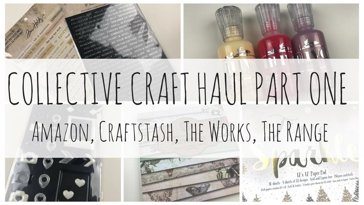 COLLECTIVE STATIONERY. CRAFT HAUL | PART ONE | Amazon, Craftstash, The Works, The Range