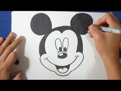 Como desenhar mickey mouse