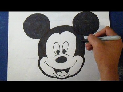Como desenhar o Mickey Mouse 7