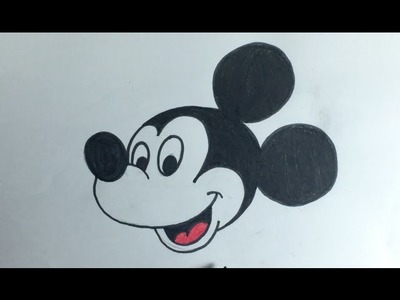 Como desenhar o Mickey Mouse - How to draw Mickey Mouse
