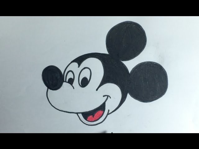 Como desenhar o Mickey Mouse - How to draw Mickey Mouse