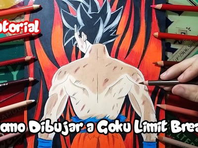 Como Dibujar a Goku Limit Breaker - Dragon Ball Super | How to draw Goku Limit Breaker
