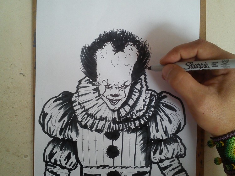 COMO DIBUJAR A IT ESO - PENNYWISE. how to draw it eso - pennywise