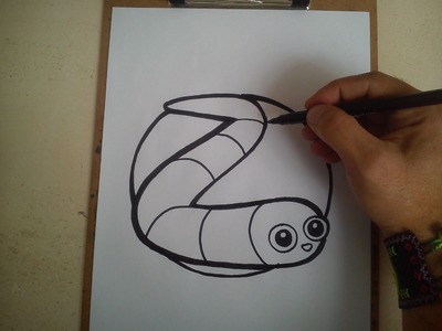 COMO DIBUJAR EL GUSANO DE SLITHER.IO. how to draw a worm of slither.io