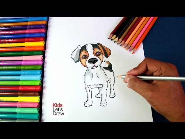 Cómo Dibujar un Perro Jack Russell Terrier paso a paso, How to Draw ...