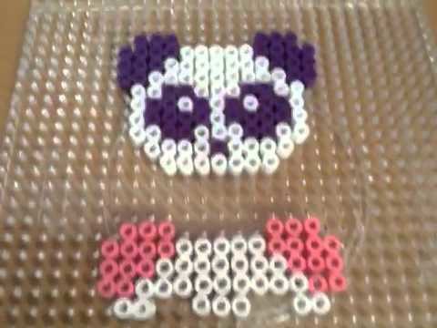 Cute Panda Tutorial Easy To Make Out of Hama Beads