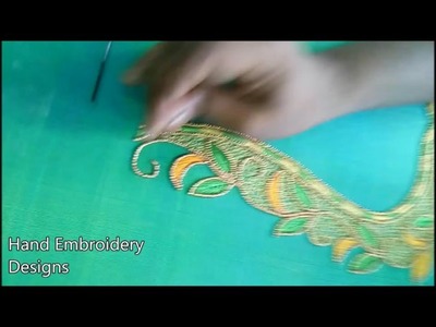 Designer blouses for pattu sarees | designer blouses designs | basic embroidery stitches