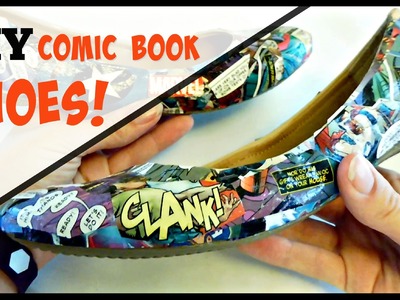 DIY Comic Book Shoes