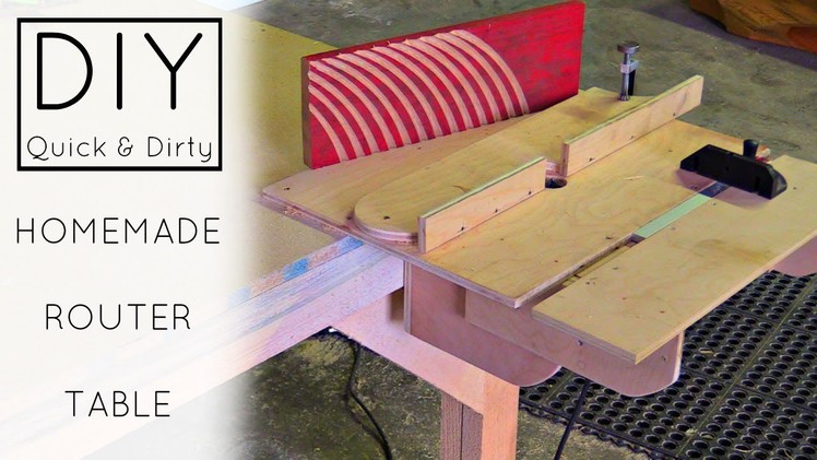 DIY - Easy Homemade Router Table | Izzy Swan