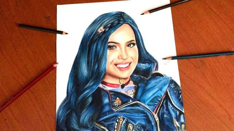 Drawing Evie from Disney Descendants 2