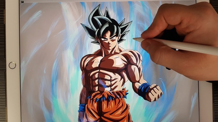 Drawing  Limit Breaker Goku! - Goku's NEW FORM! - Dragon Ball Super