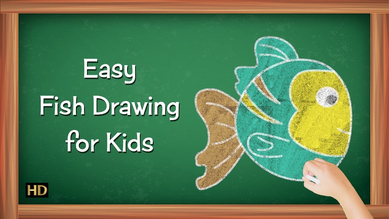 Easy Fish Drawing for Kids | Kids Learning Video | Shemaroo Kids