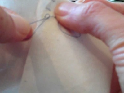 Easy Knot to Use When Sewing by Hand