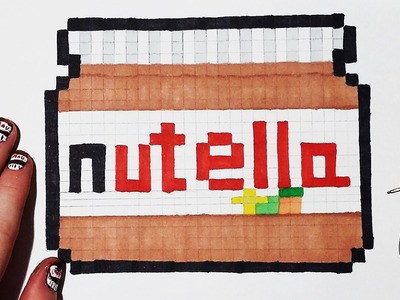 Easy Pixel Art -  Nutella