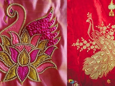 Embroidery designs for sarees, blouse, kurti and kameez