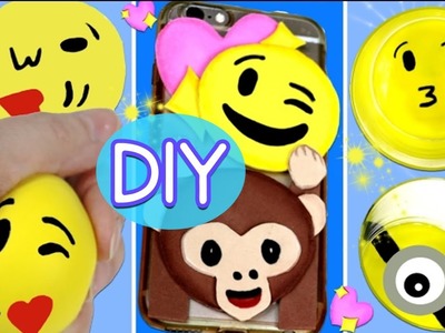 EMOJI crafts to do when you are bored! Easy Emoji DIYs | Easy DIY Crafts