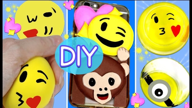 EMOJI crafts to do when you are bored! Easy Emoji DIYs | Easy DIY Crafts