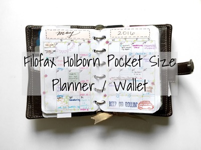 Filofax Holborn Pocket Size as a Planner and Wallet
