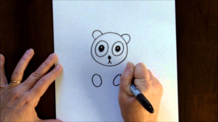 Free Art Lesson for Kids How to Draw a Cartoon Panda Bear Baby Easy Drawing Tutorial