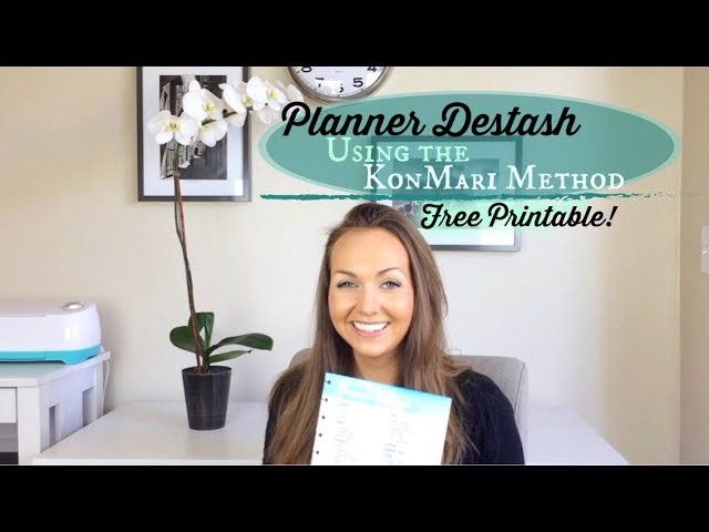 Free Printable! + Planner Destash Using the KonMari Method
