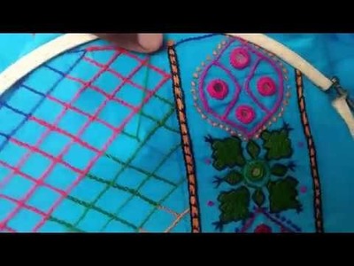 Hand Embroidery: Dandi design. Dandy stitch