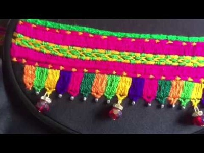 Hand Embroidery designs Balochi stitch
