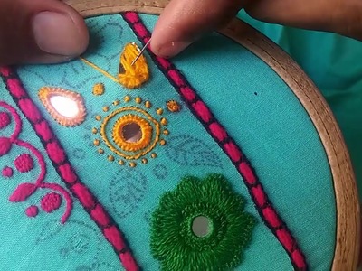 Hand Embroidery: Long stitch. Living stitch Part-3 ????