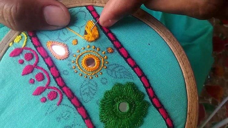Hand Embroidery: Long stitch. Living stitch Part-3 ????