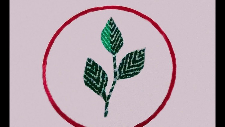Handi Stitch - Nakshi katha Stitch - leaf Stitch