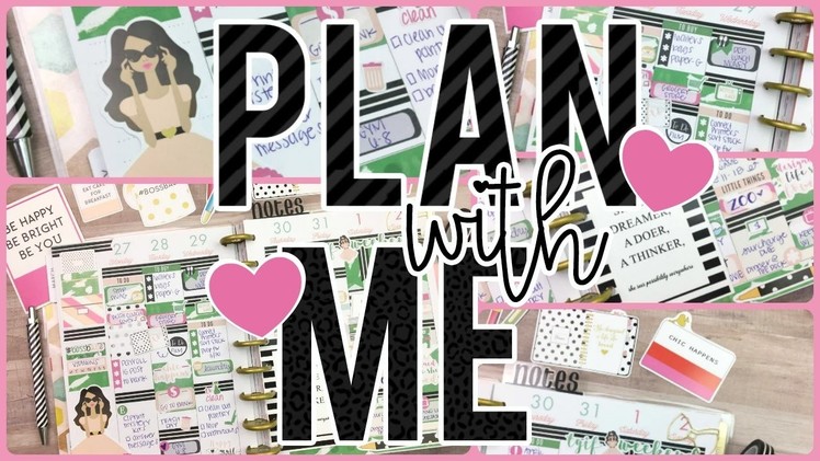 Happy Planner Plan With Me ❤️ Ft. PAB March Subscription!
