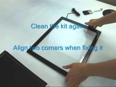 How to build cheap touch screen with touch screen conversion frame