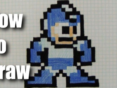 How To Draw 8-Bit Mega Man
