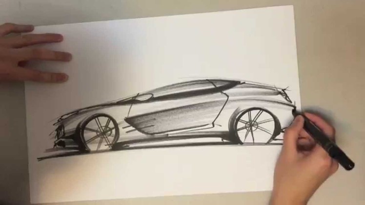 How to Draw a Car & Drawing and Sketching Tutorial